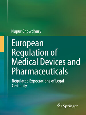 cover image of European Regulation of Medical Devices and Pharmaceuticals